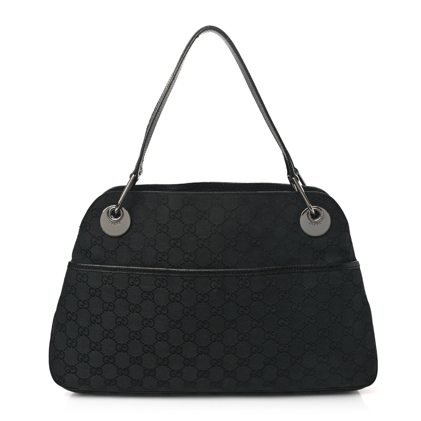 Monogram Medium Eclipse Shoulder Bag Black