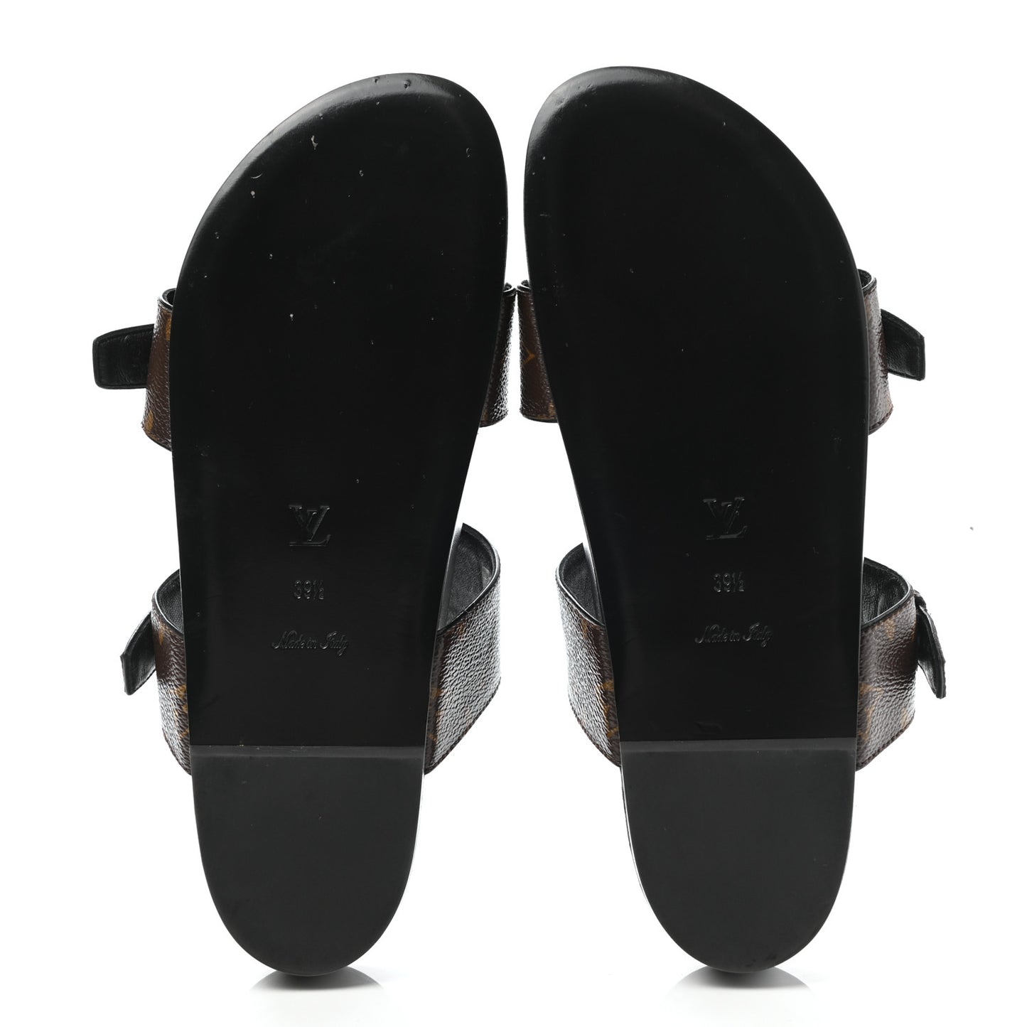 Monogram Bom Dia Mule Sandals 39.5 Black