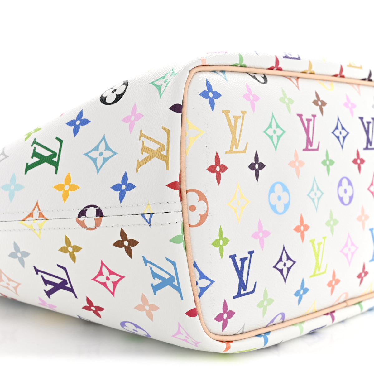Louis Vuitton LV x TM Monogram Multicolor Neverwoof MM White 9 of 10