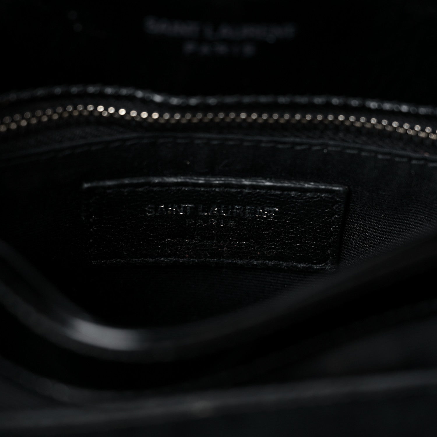 Saint Laurent Patent Y Quilted Monogram Toy Loulou Crossbody Bag Black 9 of 13