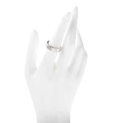 Cartier 18K White Gold 5.5mm LOVE Ring 56 7.5 2 of 4