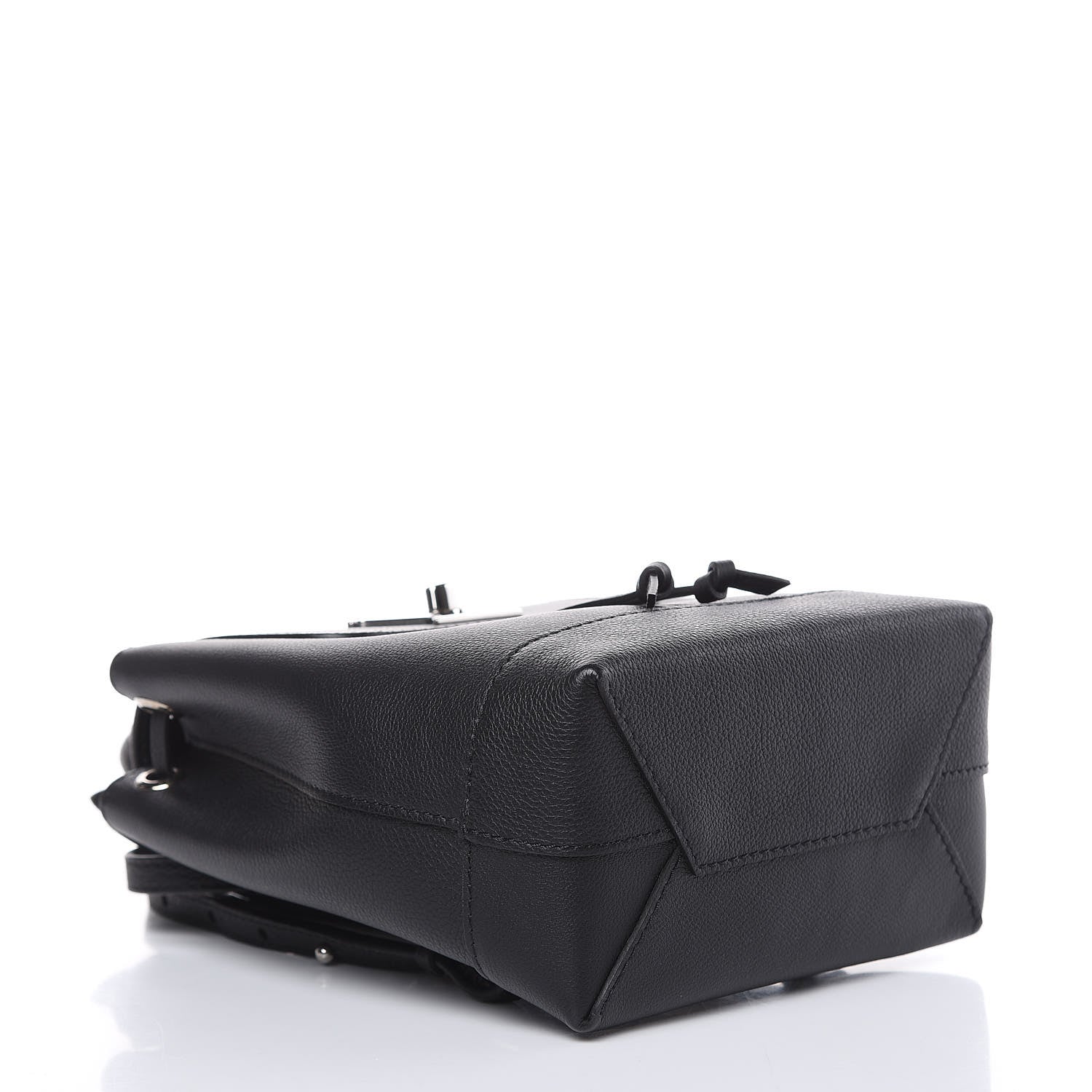 Louis Vuitton Calfskin Lockme Mini Backpack Black 4 of 8