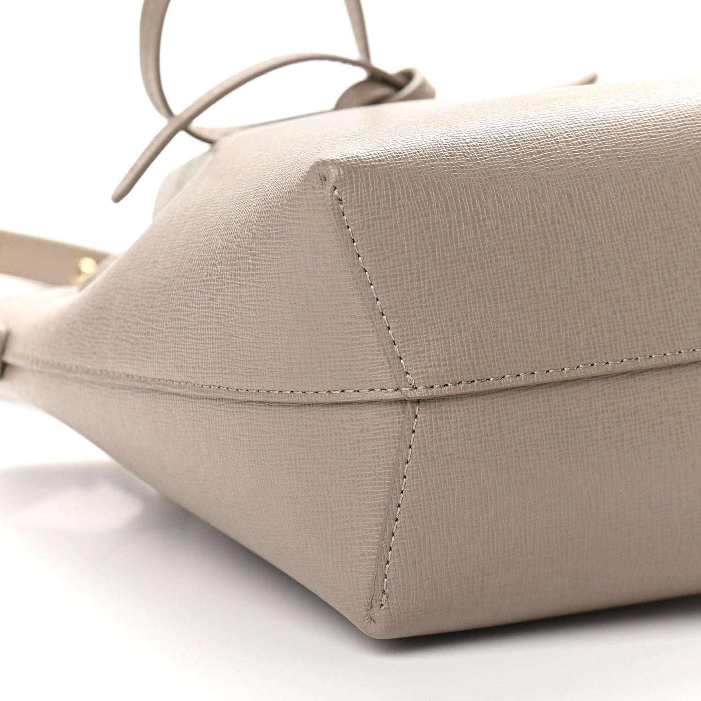 Saffiano Mini Bucket Bag Elefante