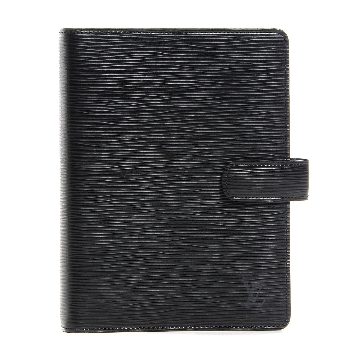 Epi Medium Ring Agenda Cover Black