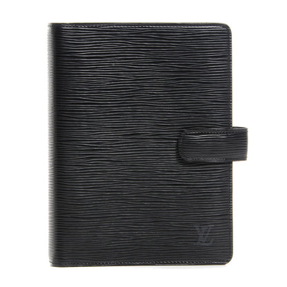 Louis Vuitton Epi Medium Ring Agenda Cover Black 1 of 7