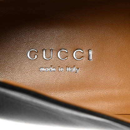 Gucci Malaga Kid Horsebit Platform Loafers 40 Black 6 of 9