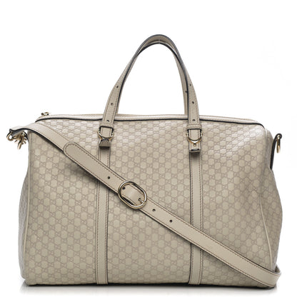 Gucci Soft Microguccissima Medium Nice Boston Off White 1 of 9