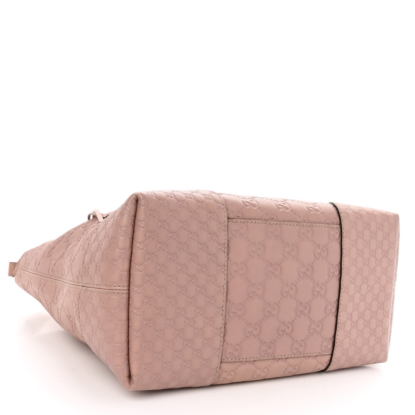 Guccissima Medium Bree Foldover Tote Soft Pink