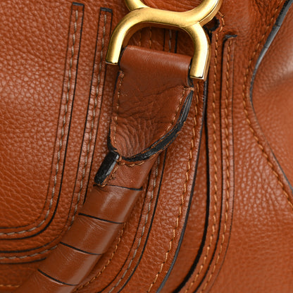 Chloe Calfskin Medium Marcie Satchel Tan 15 of 22