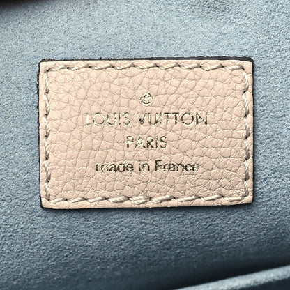 Louis Vuitton Calfskin Lockme Bucket MM Greige 6 of 8