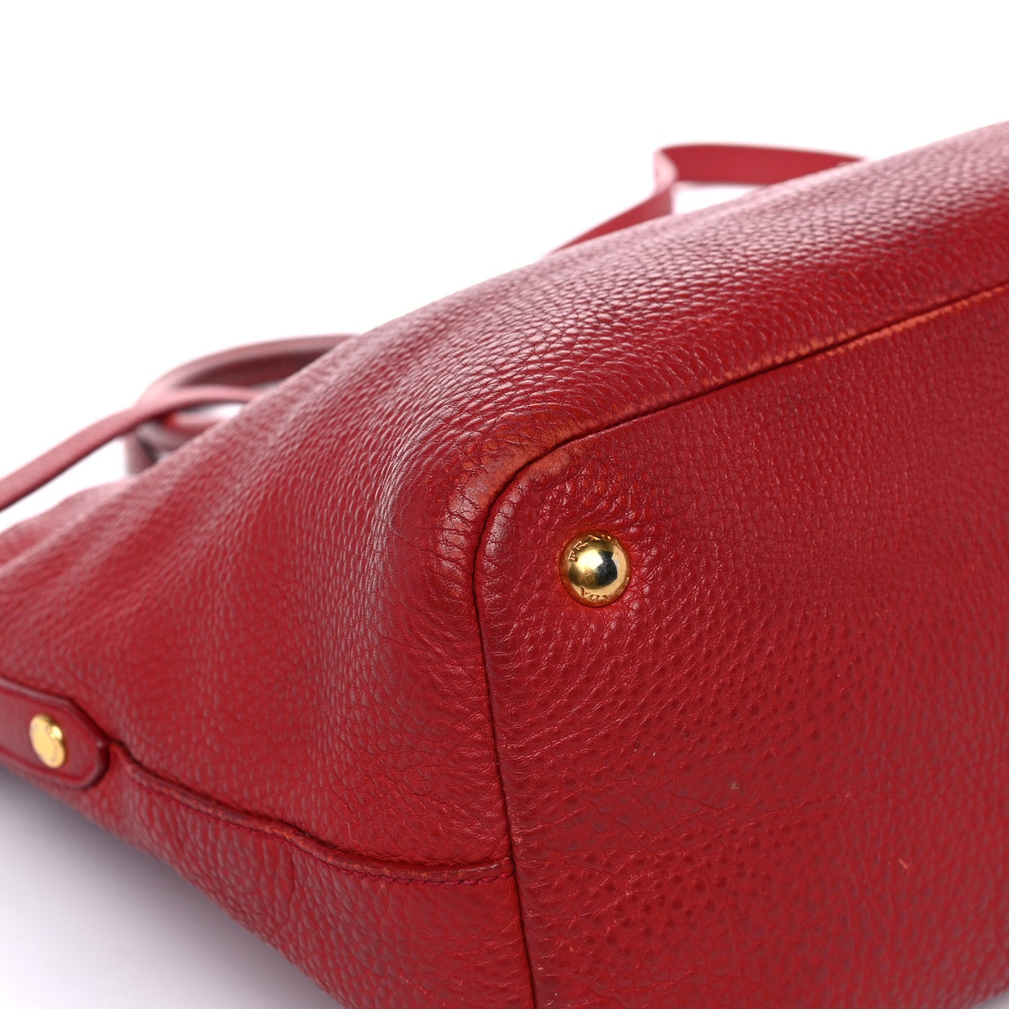 Vitello Daino Tote Rosso