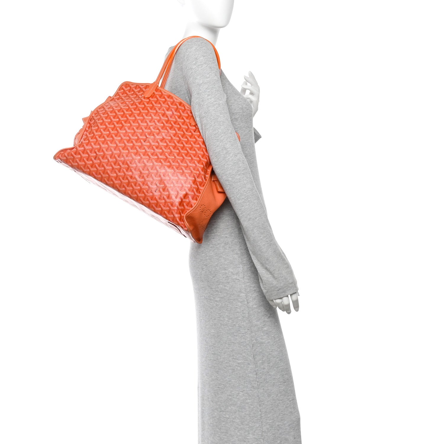 Goyard Goyardine Sac Hardy Pet Carrier PM Orange 2 of 10