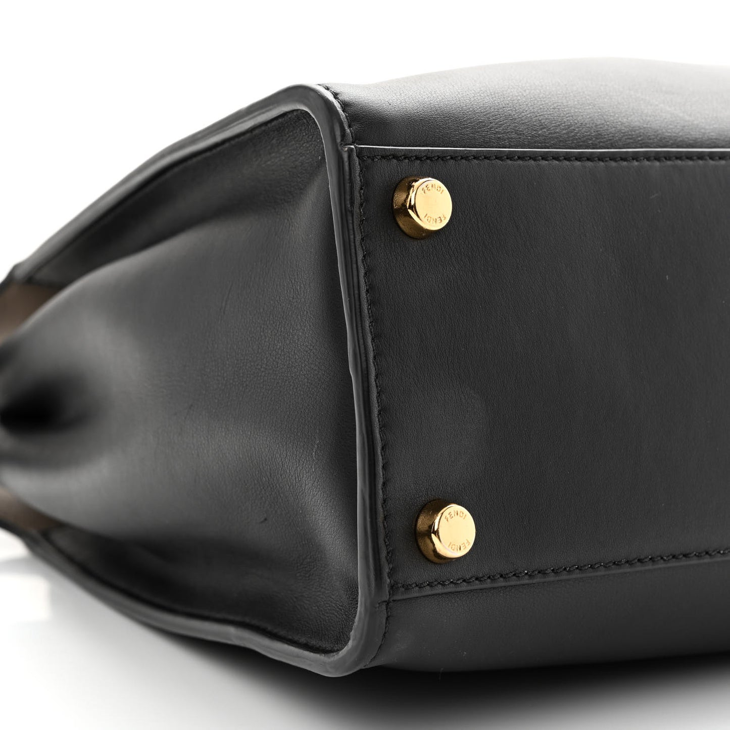 Vitello Tahiti Burro Large Peekaboo Iconic Essentially Satchel Black Corda