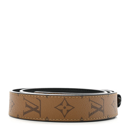 Louis Vuitton Reverse Monogram Bandouliere Shoulder Strap XL Black 2 of 5