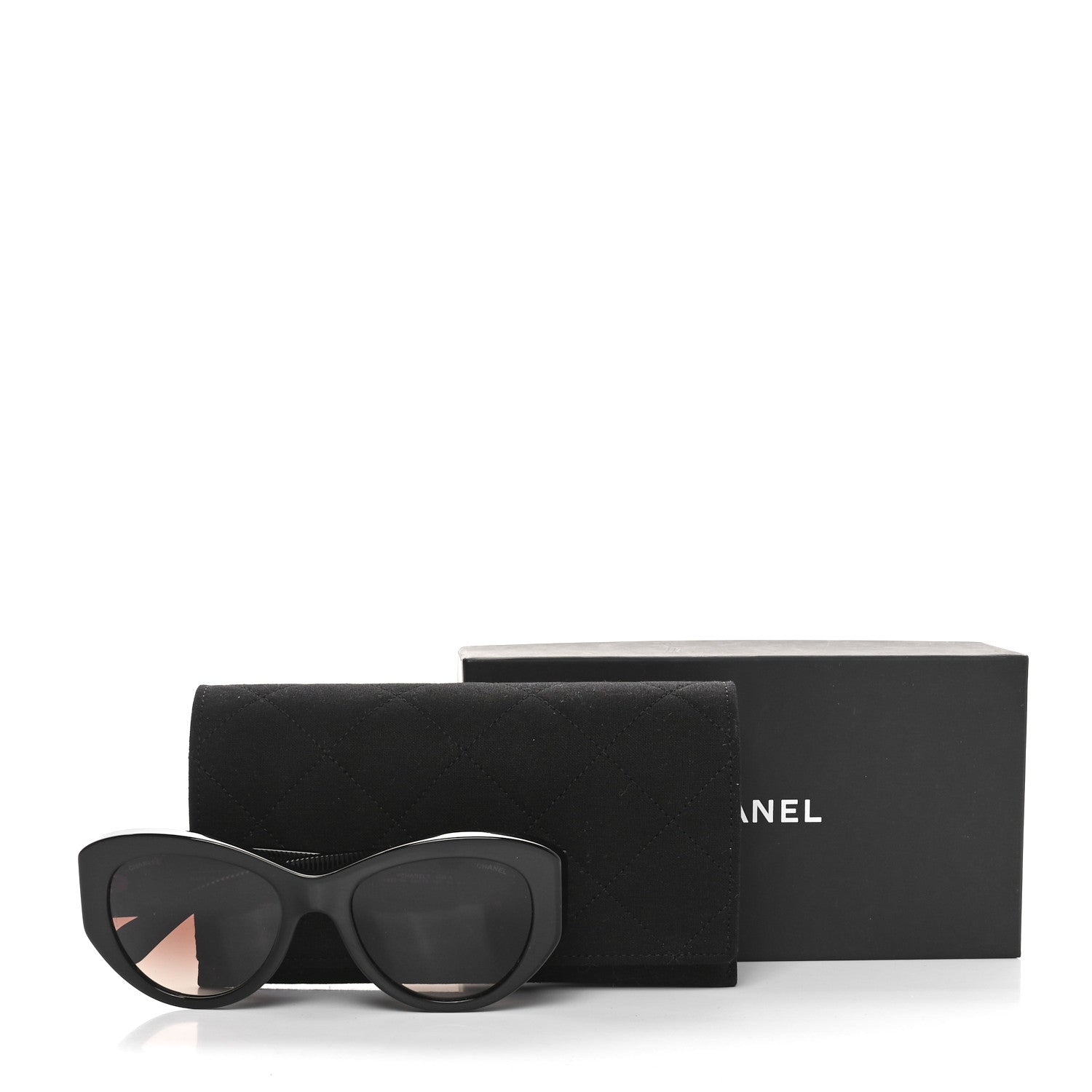 Chanel Acetate Butterfly Large CC Sunglasses 5492 Black 7 of 7