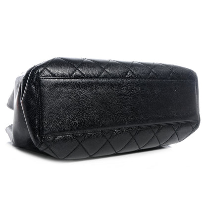 Chanel Caviar Quilted Shopping Tote Black 4 of 7