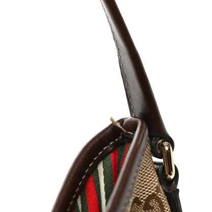 Gucci Monogram Medium New Britt Hobo Dark Brown 11 of 11