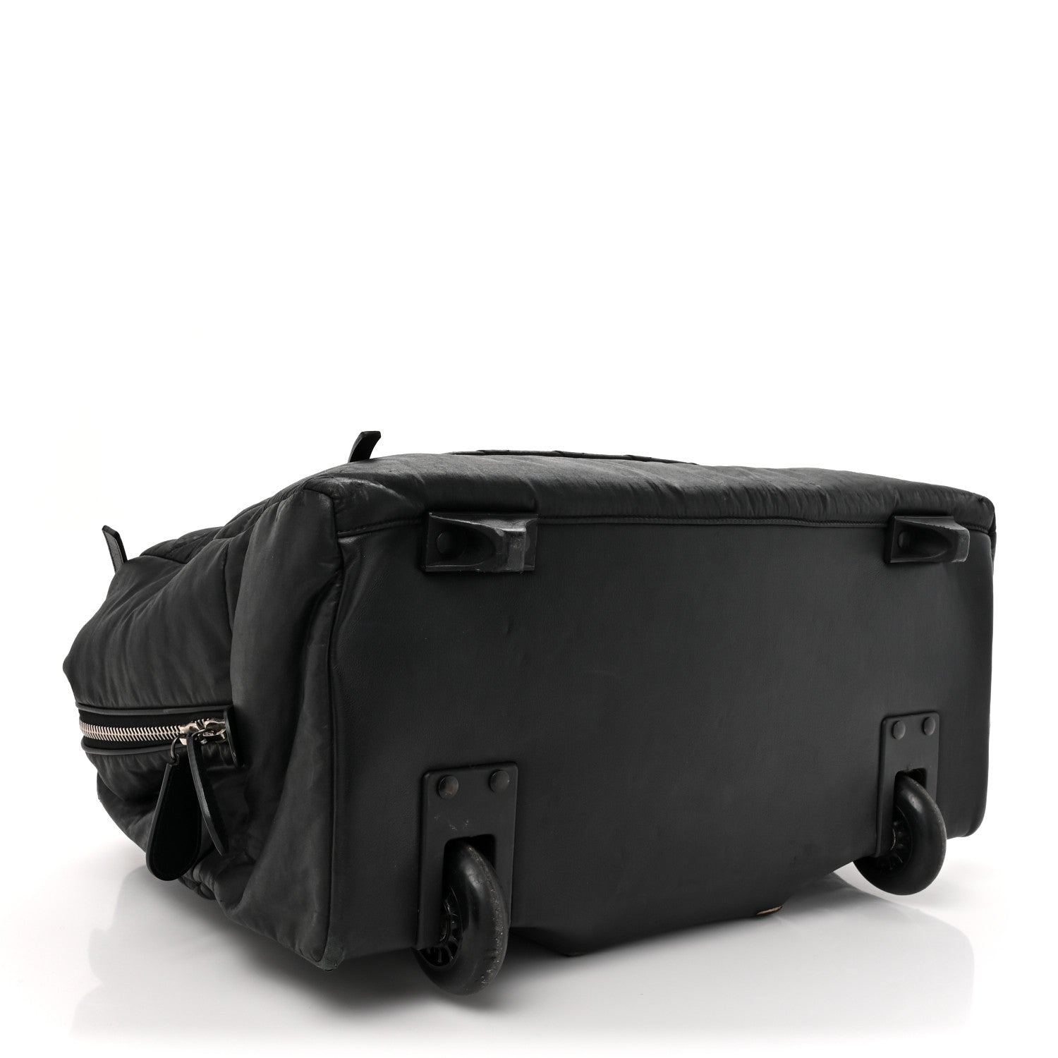 Chanel Nylon Quilted Duffle Trolley Black 3 of 15