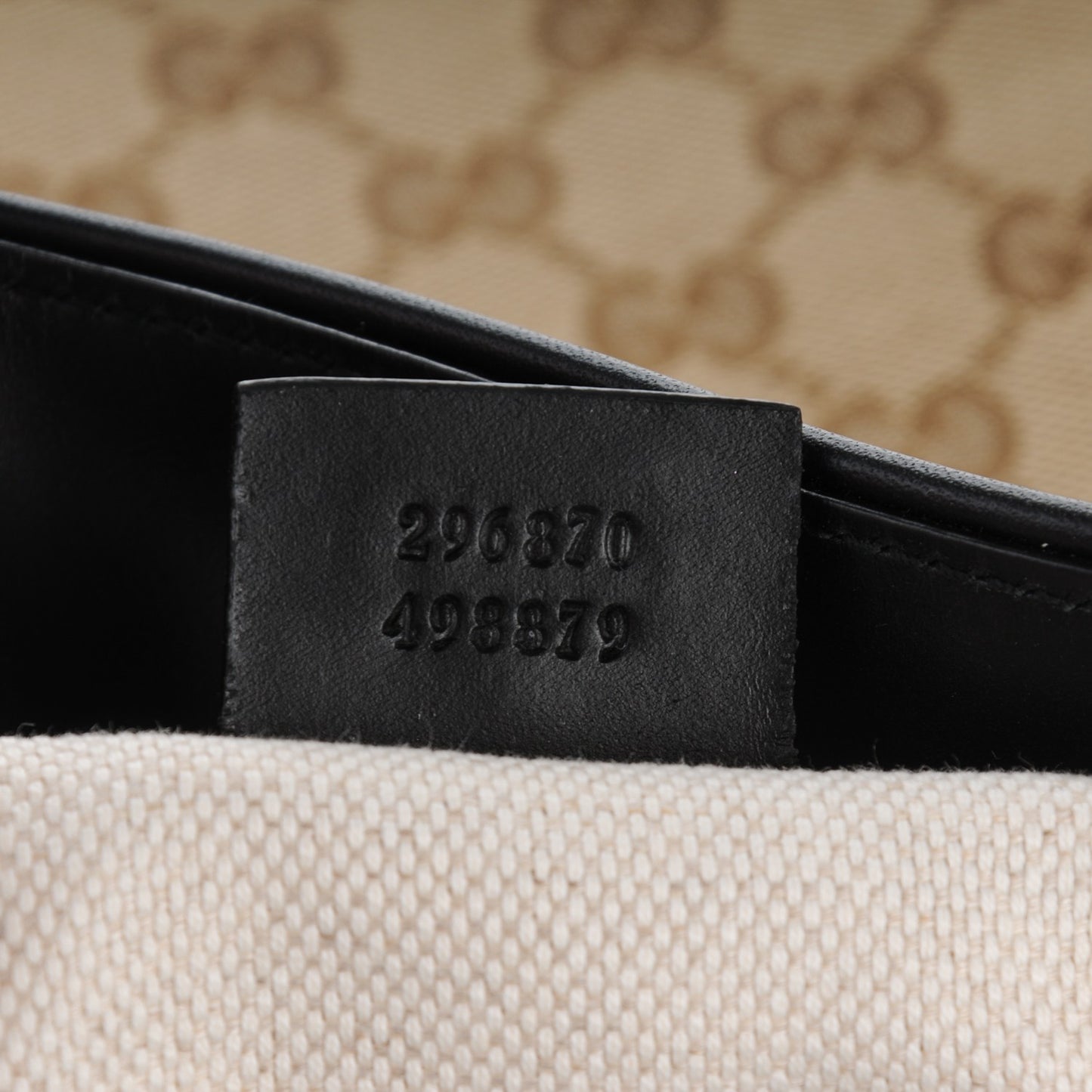 Monogram Medium Patti Stud Hobo Black
