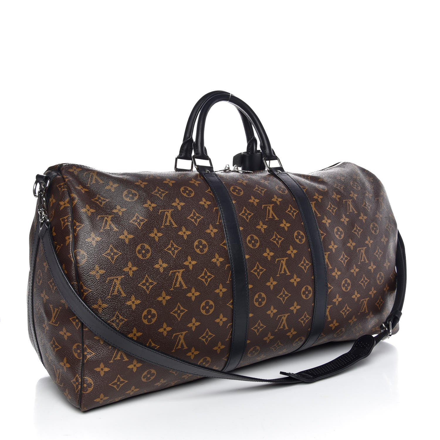 Louis Vuitton Monogram Macassar Keepall Bandouliere 55 3 of 6