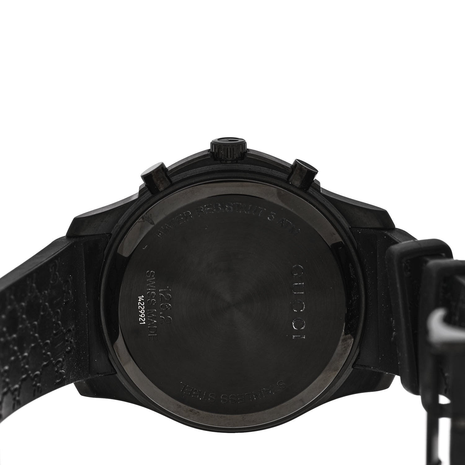 Gucci PVD Stainless Steel 44mm G-Timeless Chronograph Quartz Watch Black 4 of 5