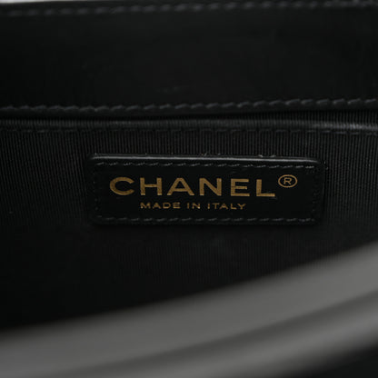 Chanel Aged Calfskin Charms Flap Bag Black 6 of 11