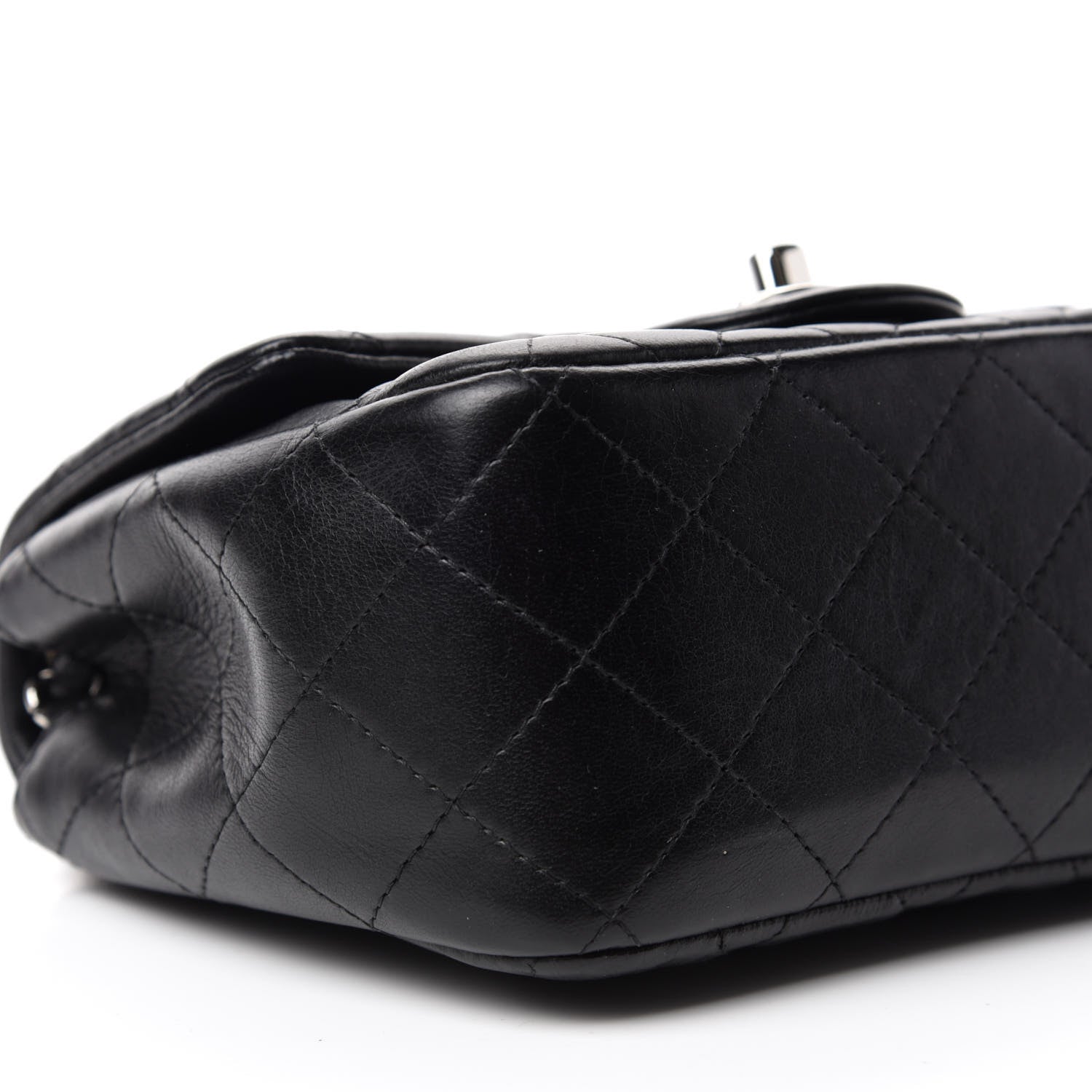 Chanel Lambskin Quilted Mini Square Flap Black 6 of 11