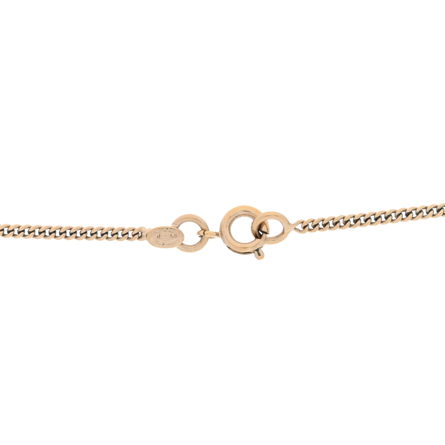 Chanel Enamel CC Camellia Pendant Necklace Gold Multicolor 4 of 4