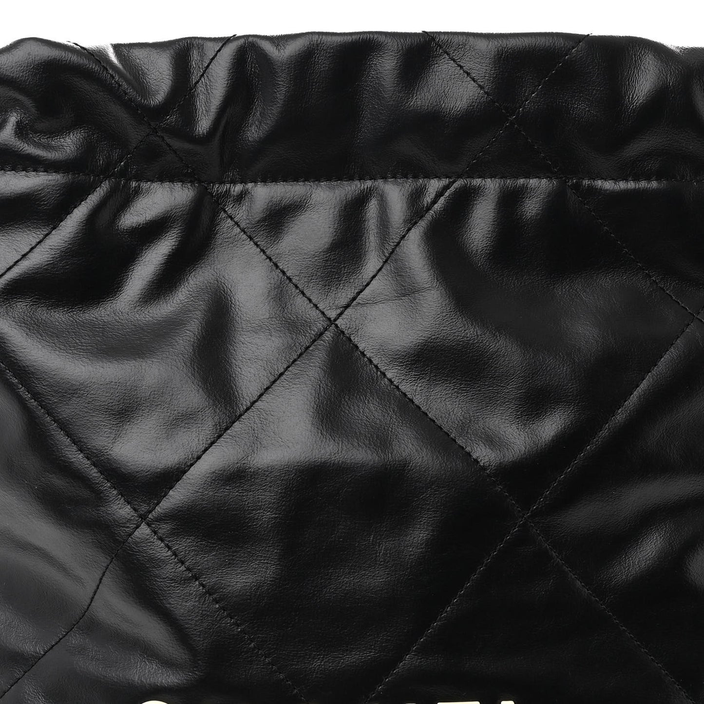 Calfskin Quilted Small Chanel 22 Black