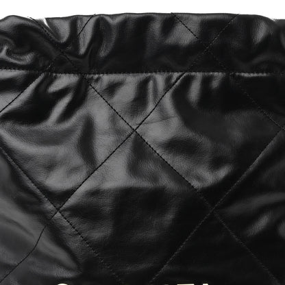 Chanel Calfskin Quilted Small Chanel 22 Black 8 of 10