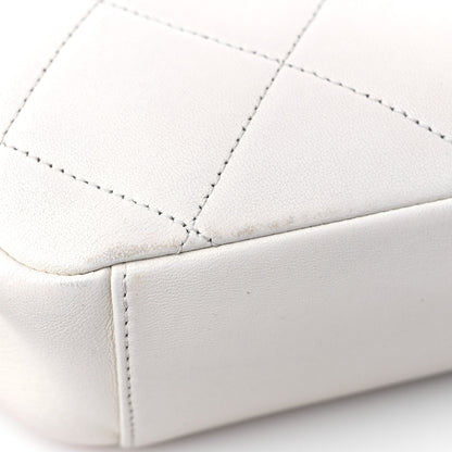 Chanel Lambskin A Real Catch Flap Bag White 13 of 14