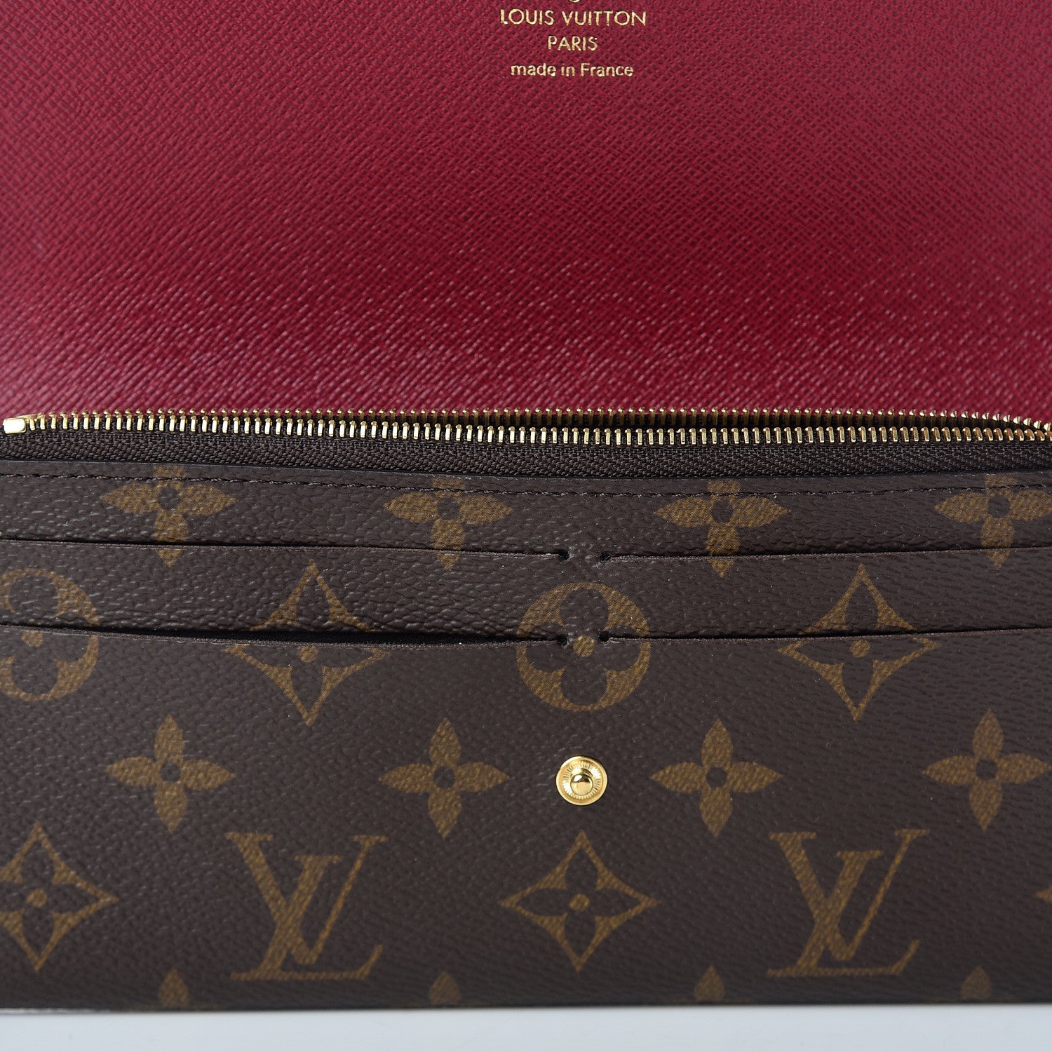 Louis Vuitton Monogram Emilie Wallet Fuchsia 9 of 10