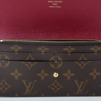Louis Vuitton Monogram Emilie Wallet Fuchsia 9 of 10