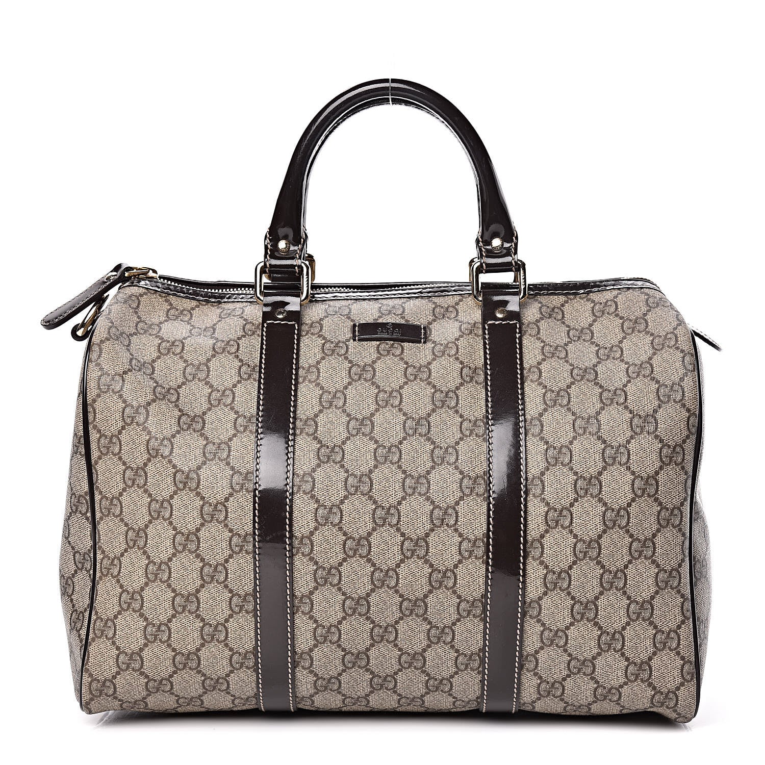 Gucci GG Plus Monogram Medium Joy Boston Dark Brown 1 of 10