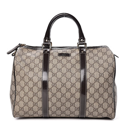 Gucci GG Plus Monogram Medium Joy Boston Dark Brown 1 of 10