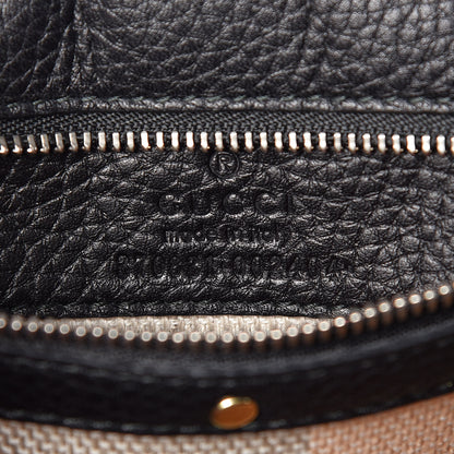 Gucci Cellarius Calfskin Small Bamboo Daily Top Handle Bag Black 6 of 8