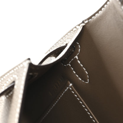Hermes Epsom Mini Kelly Sellier 20 Etoupe 7 of 11
