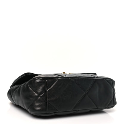 Chanel Lambskin Quilted Medium Chanel 19 Flap Black 4 of 10