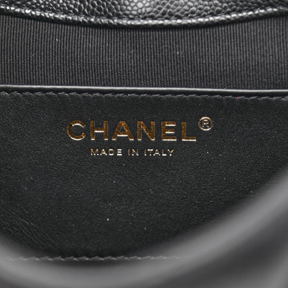 Chanel Caviar Quilted Small Messenger Flap Black 7 of 9