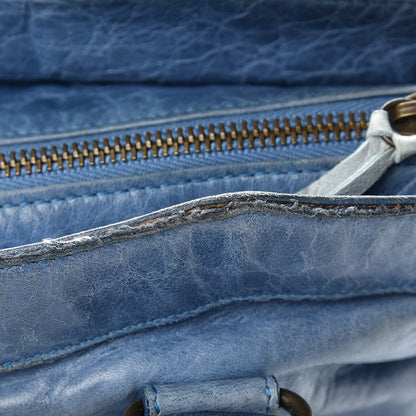 Balenciaga Chevre Classic Hardware Purse Bleu 18 of 24