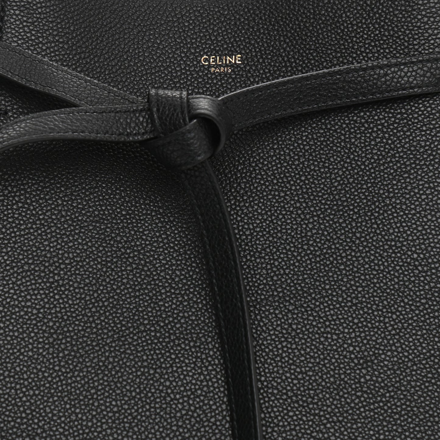 Soft Grained Calfskin Medium Belt Cabas Phantom Black