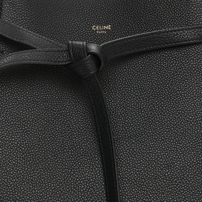 Celine Soft Grained Calfskin Medium Belt Cabas Phantom Black 15 of 17