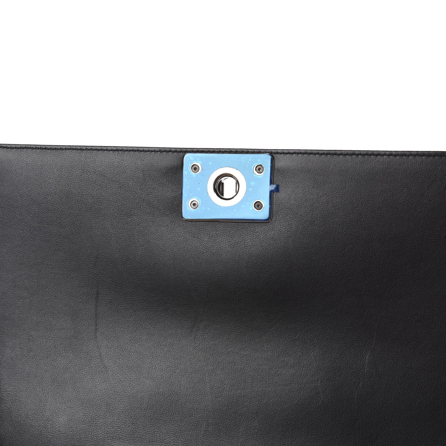 Chanel Calfskin Chevron Quilted Medium Boy Flap Black 11 of 15