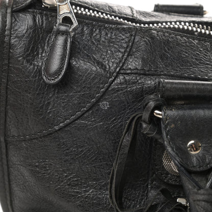 Balenciaga Agneau Giant 21 Silver Hardware Work Black 16 of 18