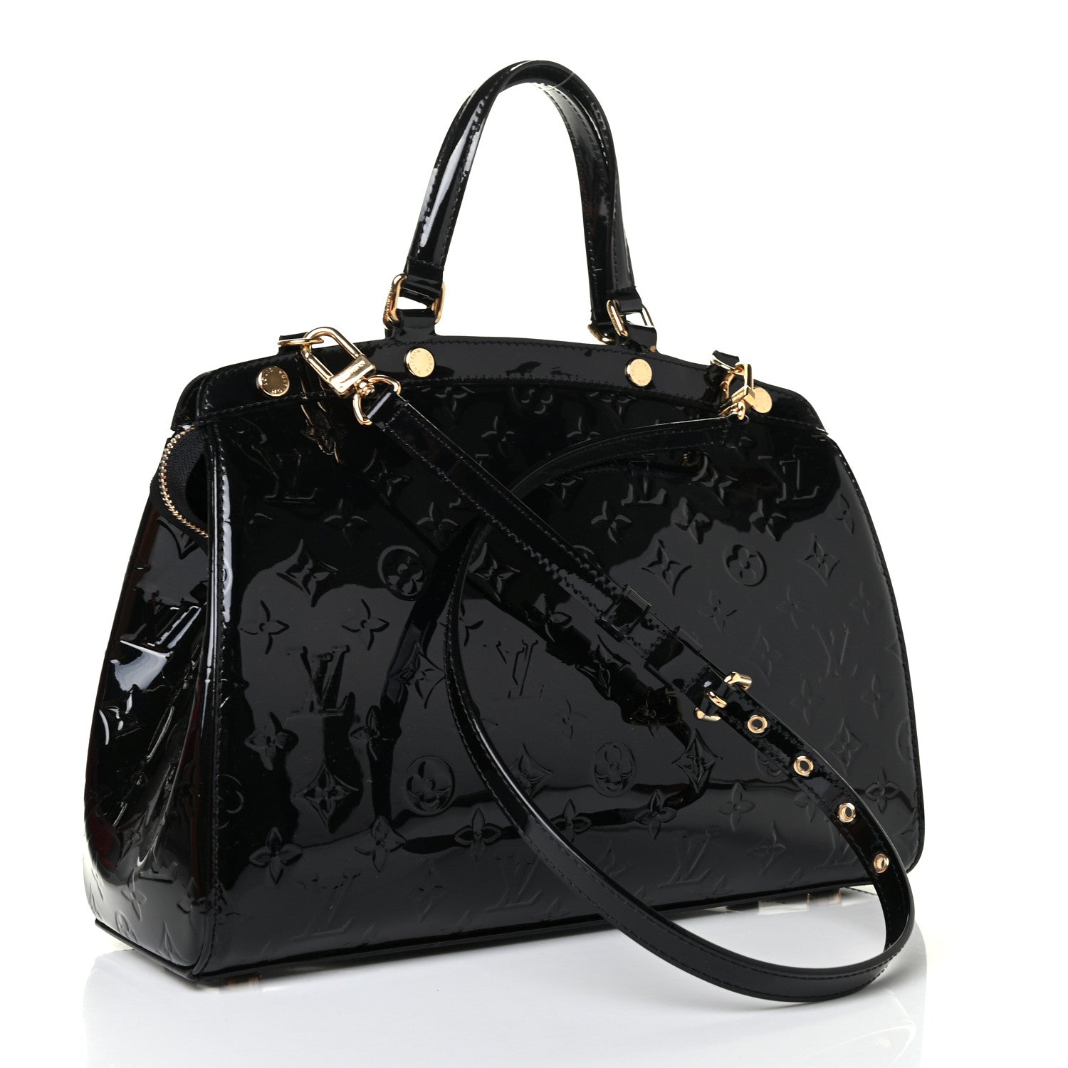 Louis Vuitton Vernis Brea MM Black 2 of 4