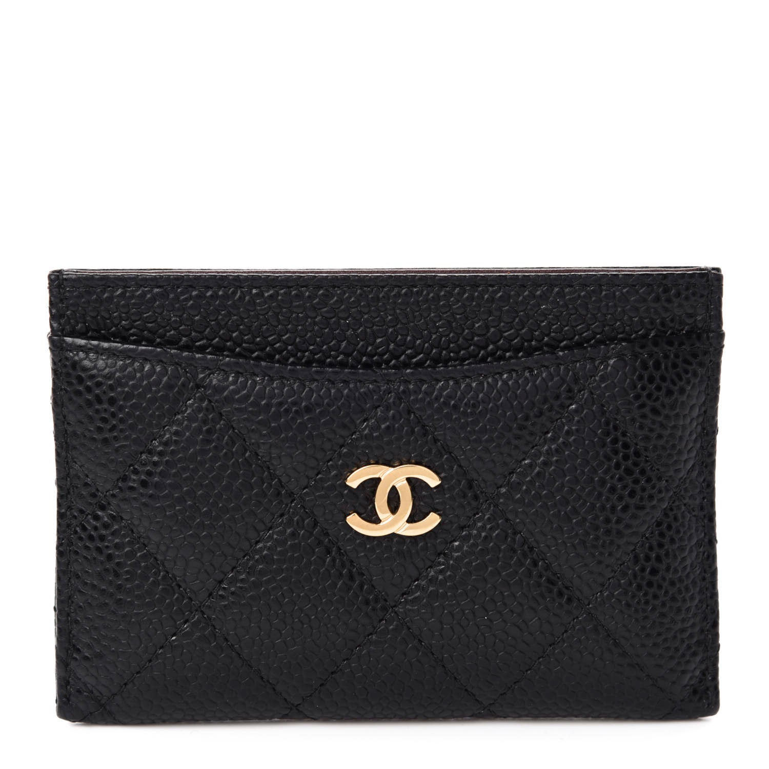 Chanel Caviar Quilted Card Holder Black 1 of 9