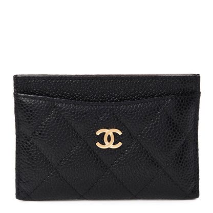 Chanel Caviar Quilted Card Holder Black 1 of 9
