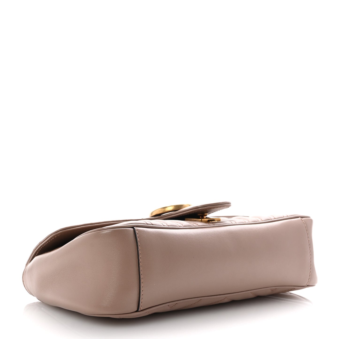 Calfskin Matelasse Small GG Marmont Shoulder Bag Porcelain Rose