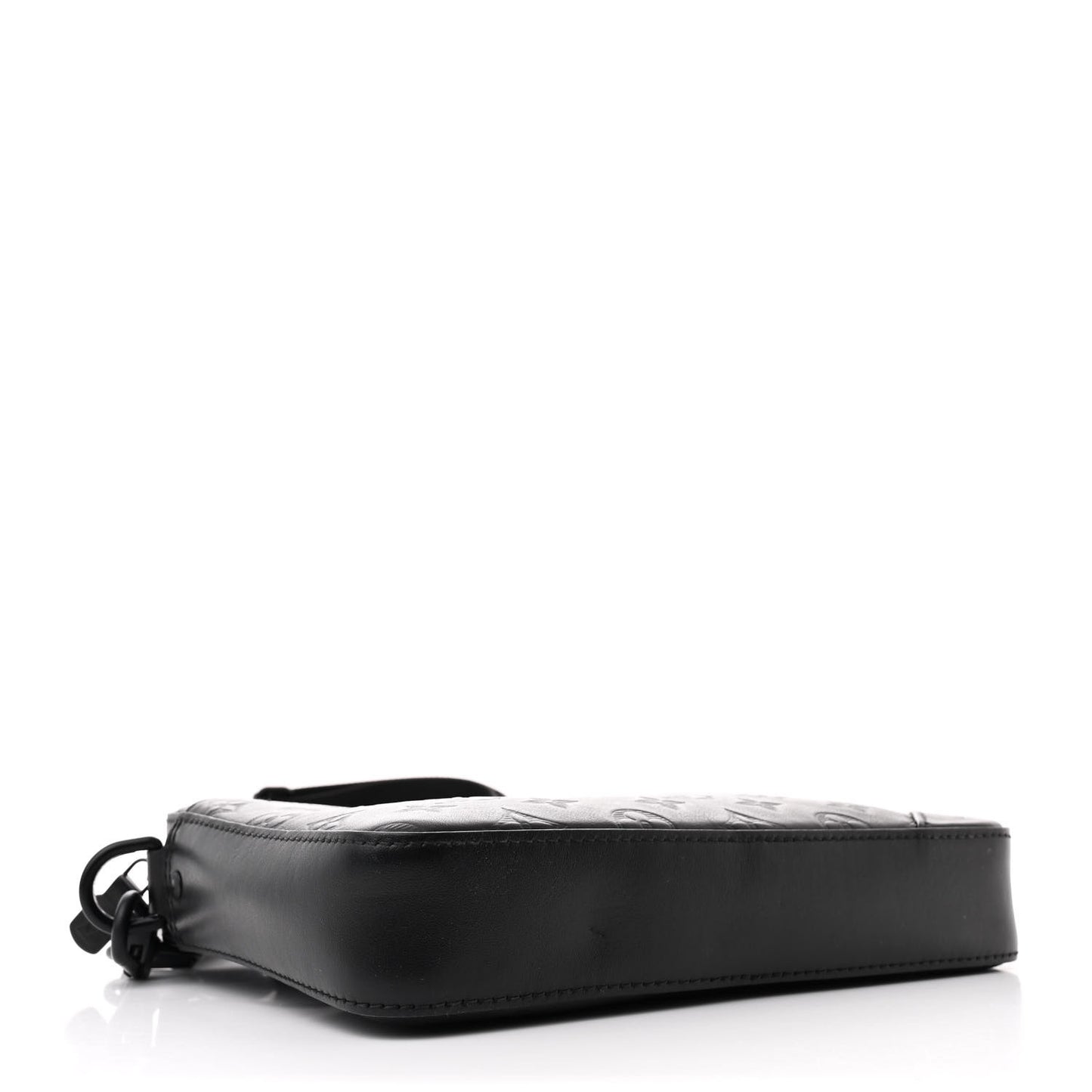 Calfskin Monogram Shadow Duo Messenger Black