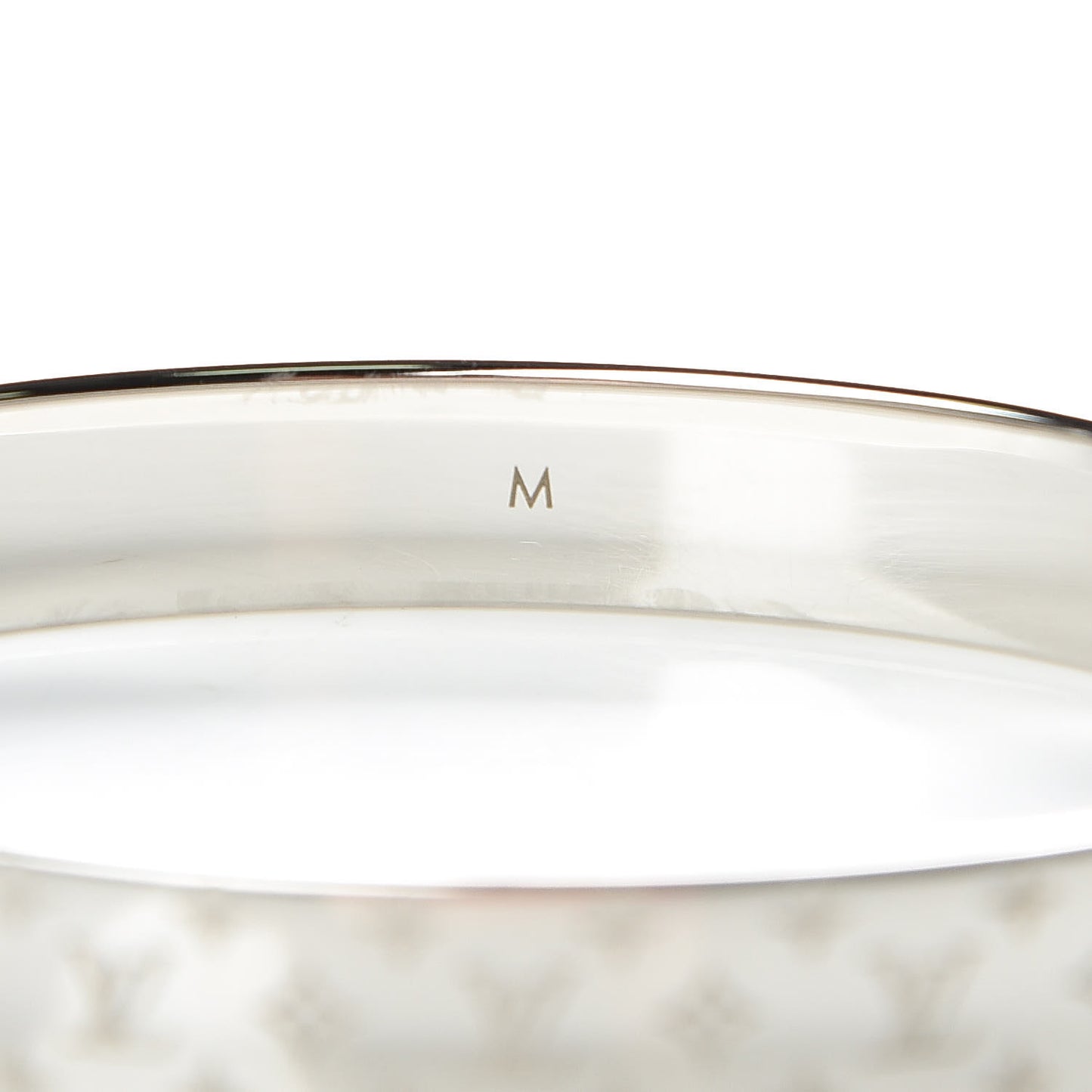 Palladium Monogram Nanogram Cuff M